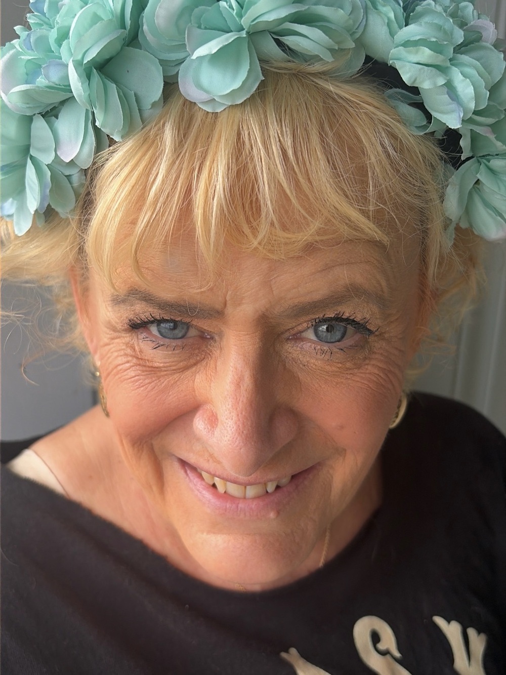 Floral Headband in Mint Green - Women Hair Accessory Gorgeous Flowers! New